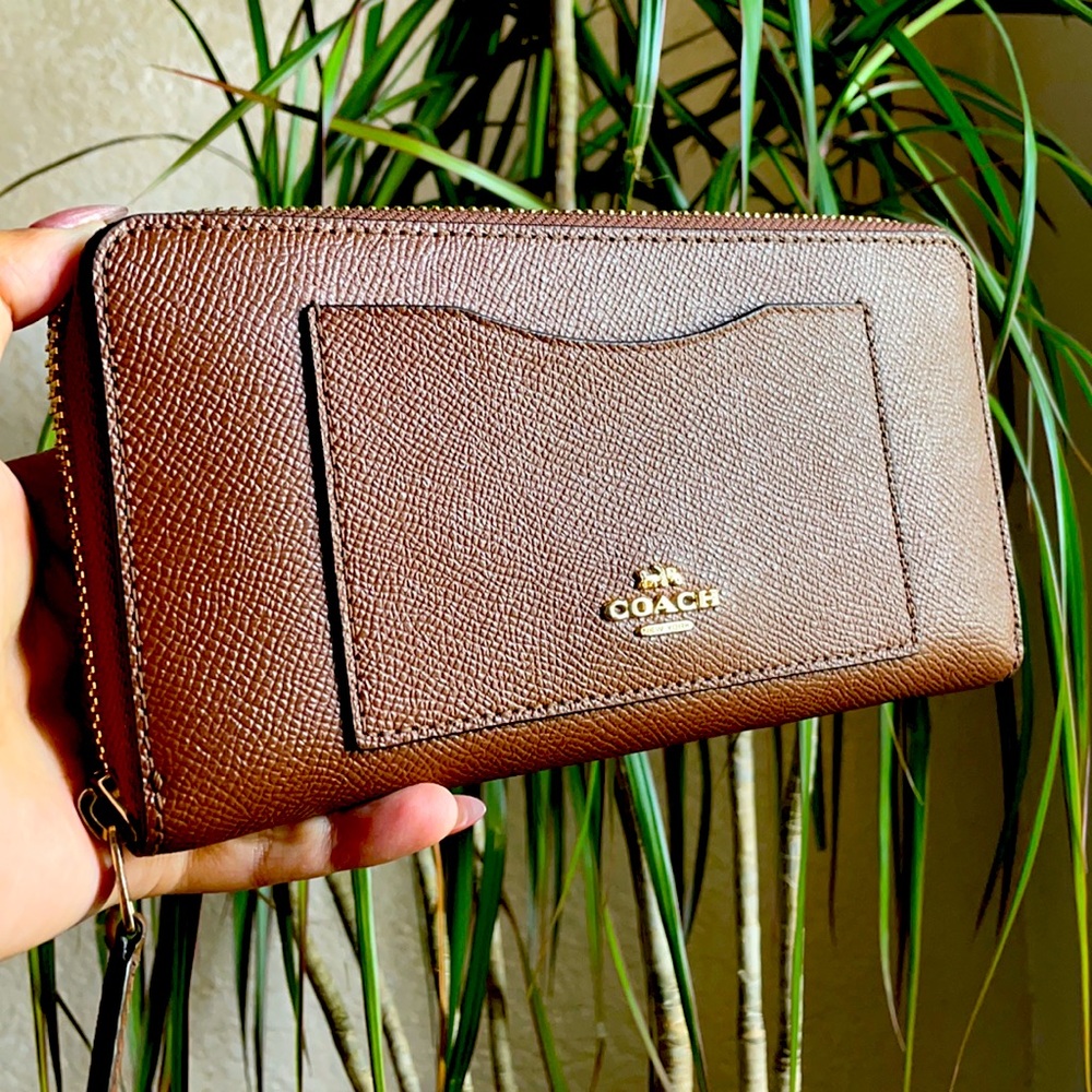 Coach Accordion Zip Wallet